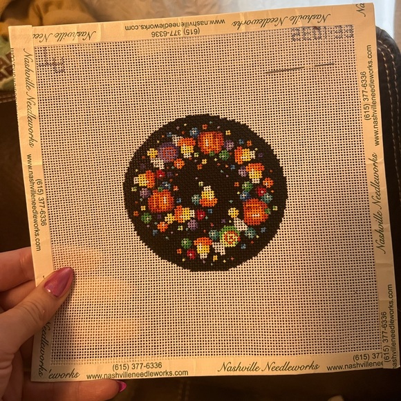 Halloween Hand-painted Needlepoint Canvas - Picture 6 of 6